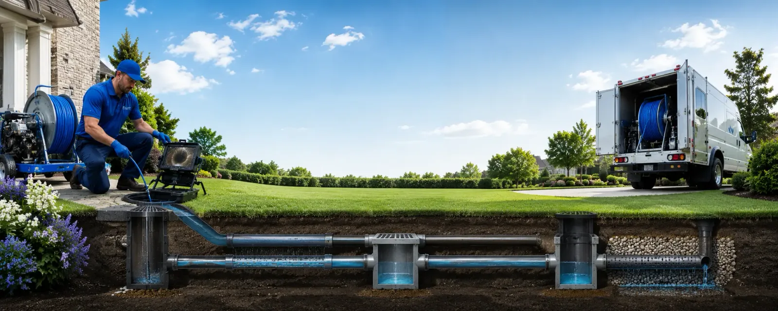 Outdoor drain cleaning information for Oakland Gardens, NY